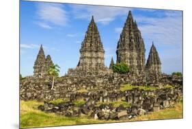 The Prambanan Temple Complex, UNESCO World Heritage Site, Java, Indonesia, Southeast Asia, Asia-Michael Runkel-Mounted Photographic Print