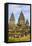 The Prambanan Temple Complex, UNESCO World Heritage Site, Java, Indonesia, Southeast Asia, Asia-Michael Runkel-Framed Stretched Canvas