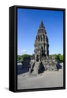 The Prambanan Temple Complex, UNESCO World Heritage Site, Java, Indonesia, Southeast Asia, Asia-Michael Runkel-Framed Stretched Canvas