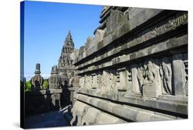 The Prambanan Temple Complex, UNESCO World Heritage Site, Java, Indonesia, Southeast Asia, Asia-Michael Runkel-Stretched Canvas