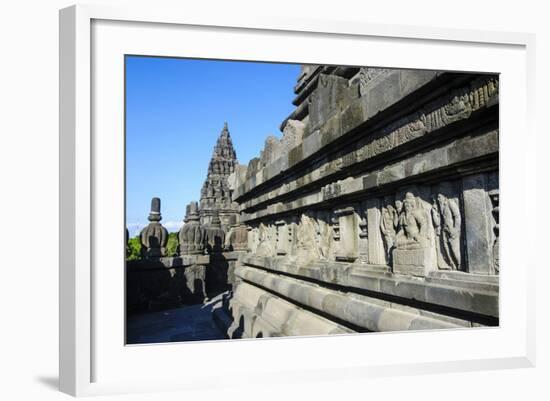 The Prambanan Temple Complex, UNESCO World Heritage Site, Java, Indonesia, Southeast Asia, Asia-Michael Runkel-Framed Photographic Print