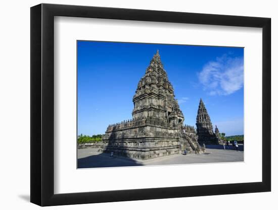 The Prambanan Temple Complex, UNESCO World Heritage Site, Java, Indonesia, Southeast Asia, Asia-Michael Runkel-Framed Photographic Print