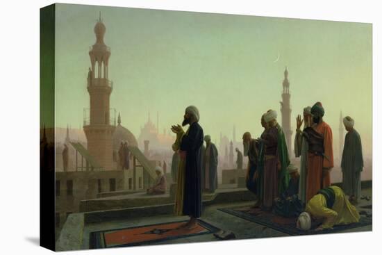 The Prayer, 1865-Jean Leon Gerome-Stretched Canvas