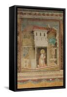 The Prayer Before the Crucifix of St Damian-Giotto di Bondone-Framed Stretched Canvas