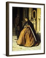 The Prayer, Ca 1865-Giuseppe Abbati-Framed Giclee Print