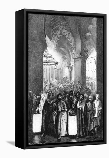 The Prayer During One Night of Ramadan, 1881-Wilhelm Gentz-Framed Stretched Canvas