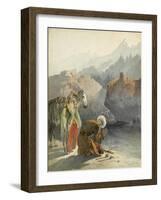 The Prayer (From the Series Scènes Du Caucas)-Mihály Zichy-Framed Giclee Print