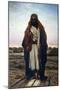 The Prayer in the Desert (Bedouin in Prayer), 1876-Stephen Ussi-Mounted Giclee Print