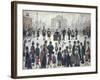 The Prayer Meeting-Laurence Stephen Lowry-Framed Giclee Print