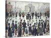 The Prayer Meeting-Laurence Stephen Lowry-Stretched Canvas