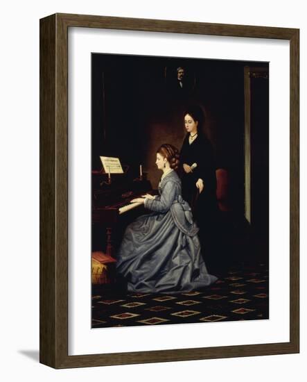 The Prayer of the Betrothed, 1871-Marcello Fogolino-Framed Giclee Print