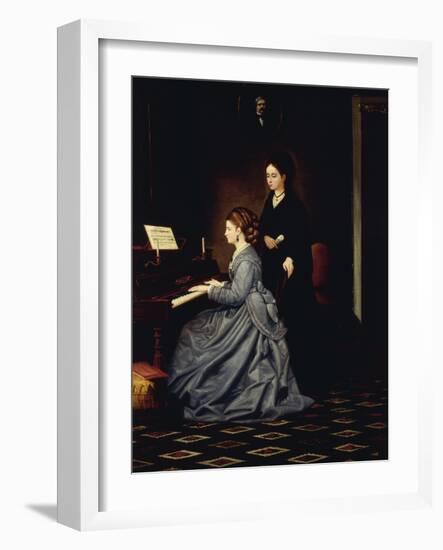 The Prayer of the Betrothed, 1871-Marcello Fogolino-Framed Giclee Print