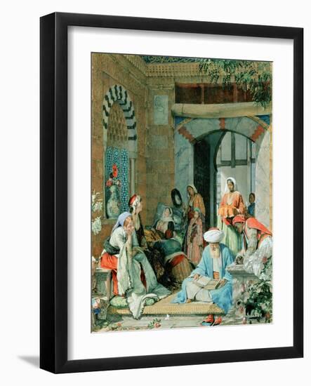 The Prayer of the Faithful Shall Cure the Sick-John Frederick Lewis-Framed Giclee Print