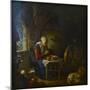 The Prayer of the Spinner, 1645-Gerard Dou-Mounted Giclee Print