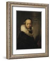 The Preacher Johannes Uttenbogaert, c.1633-Rembrandt Harmensz. van Rijn-Framed Giclee Print