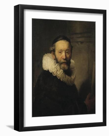 The Preacher Johannes Uttenbogaert, c.1633-Rembrandt Harmensz. van Rijn-Framed Giclee Print