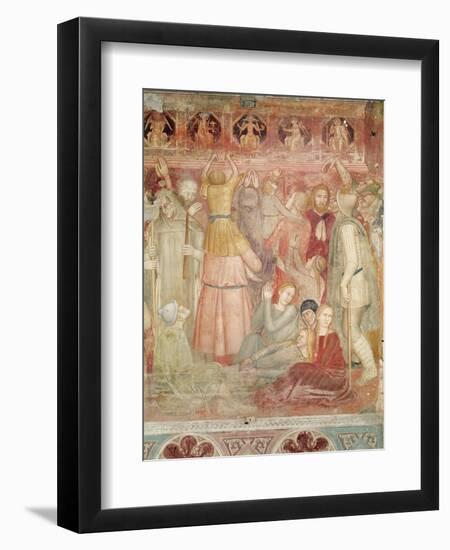 The Preaching of Saint Peter Martyr, C.1366-68-Andrea Di Bonaiuto-Framed Giclee Print