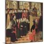 The Preaching of St. Ambroise-Ambrogio Borgognone-Mounted Giclee Print