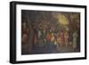 The Preaching of St. John the Baptist-Pieter Breugel the Younger-Framed Giclee Print