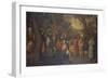 The Preaching of St. John the Baptist-Pieter Breugel the Younger-Framed Giclee Print