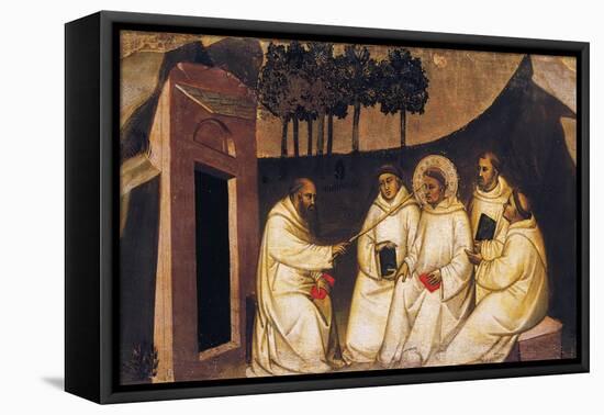 The Preaching of St Romuald-Nardo Di Cione-Framed Stretched Canvas