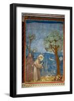 The Preaching To the Birds-Giotto di Bondone-Framed Giclee Print