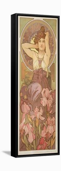 The Precious Stones: Amethyst, 1900-Alphonse Mucha-Framed Stretched Canvas