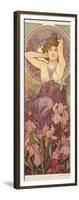 The Precious Stones: Amethyst, 1900-Alphonse Mucha-Framed Giclee Print