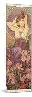 The Precious Stones: Amethyst, 1900-Alphonse Mucha-Mounted Giclee Print