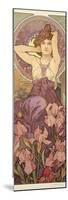 The Precious Stones: Amethyst, 1900-Alphonse Mucha-Mounted Giclee Print