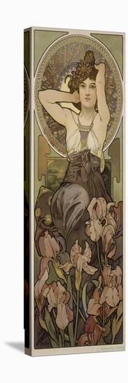 The Precious Stones: Amethyst, 1900-Alphonse Mucha-Stretched Canvas