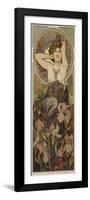 The Precious Stones: Amethyst, 1900-Alphonse Mucha-Framed Giclee Print