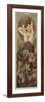 The Precious Stones: Amethyst, 1900-Alphonse Mucha-Framed Giclee Print