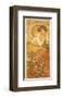 The Precious Stones: La Topaze-Alphonse Mucha-Framed Premium Giclee Print