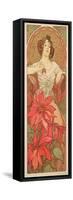 The Precious Stones: Ruby, 1900-Alphonse Mucha-Framed Stretched Canvas