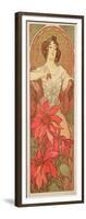 The Precious Stones: Ruby, 1900-Alphonse Mucha-Framed Giclee Print