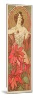 The Precious Stones: Ruby, 1900-Alphonse Mucha-Mounted Giclee Print