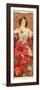 The Precious Stones: Ruby, 1900-Alphonse Mucha-Framed Giclee Print