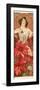 The Precious Stones: Ruby, 1900-Alphonse Mucha-Framed Giclee Print