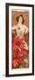 The Precious Stones: Ruby, 1900-Alphonse Mucha-Framed Giclee Print