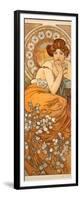 The Precious Stones: Topaz, 1900-Alphonse Mucha-Framed Giclee Print