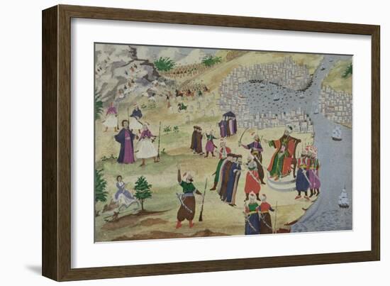 The Predicted Fall of Constantinople, from the Pictorial History of the Greek War of Independence-null-Framed Giclee Print