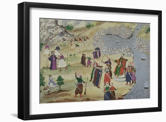 The Predicted Fall of Constantinople, from the Pictorial History of the Greek War of Independence-null-Framed Giclee Print