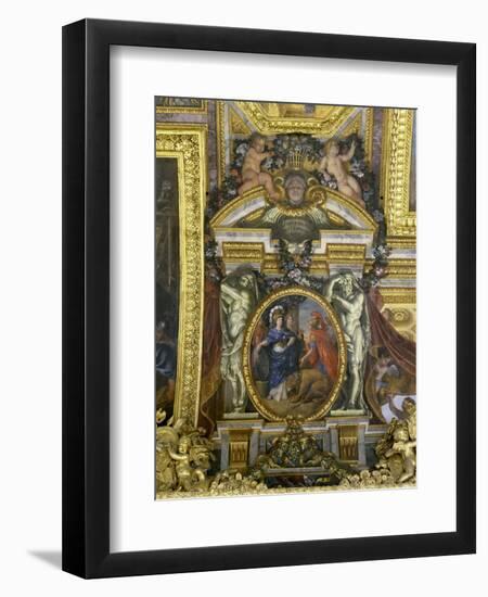 The Preeminence of France Recognized by Spain, 1662-Charles Le Brun-Framed Premium Giclee Print