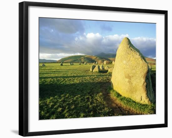 The Prehistoric Castlerigg Stone Circle, Keswick, Lake District, Cumbria, England, UK-Neale Clarke-Framed Photographic Print