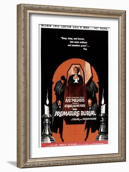 The Premature Burial, 1962-null-Framed Art Print