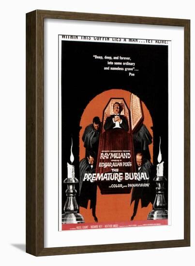 The Premature Burial, 1962-null-Framed Art Print