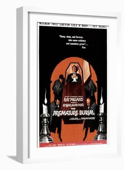 The Premature Burial, 1962-null-Framed Art Print