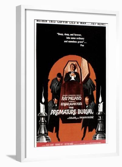 The Premature Burial, 1962-null-Framed Art Print