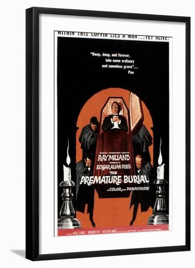 The Premature Burial, 1962-null-Framed Art Print